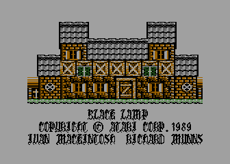 Black Lamp screenshot 2 for Amiga